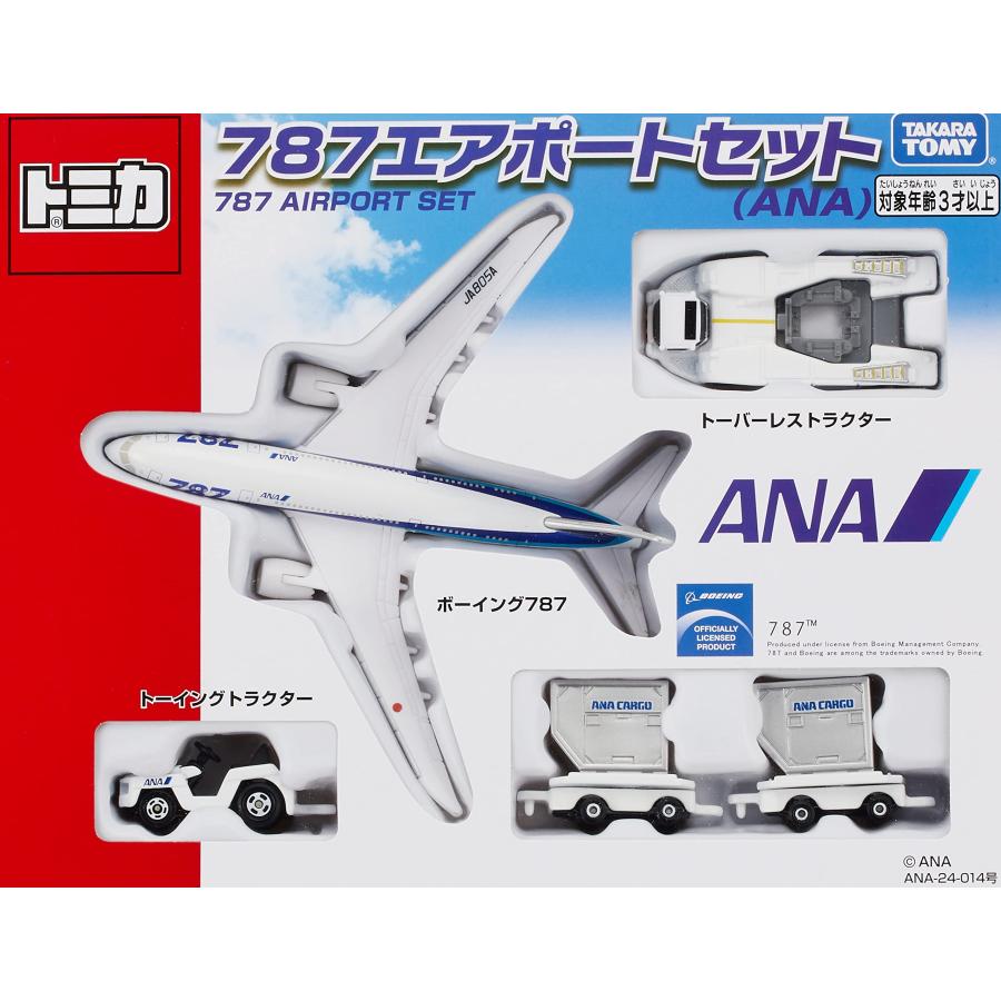 タカラトミー(TAKARA TOMY) 『 トミカ ギフト 787エアポートセット ANA 』 ミニカー 車 おもちゃ male 3歳以上（Yahoo!・デイリーユースストア）