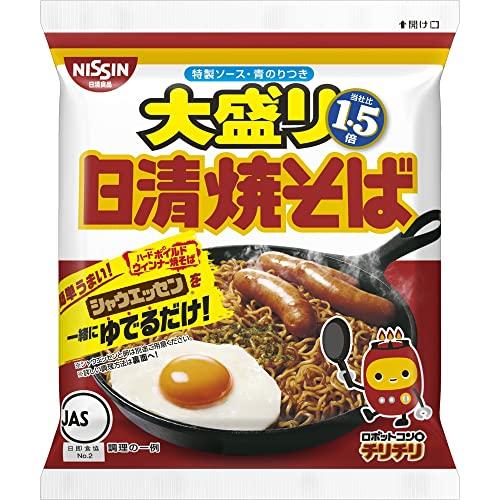日清焼そばU.F.O. 日清食品 大盛り1.5倍 インスタント袋麺 151g×12個 の商品画像