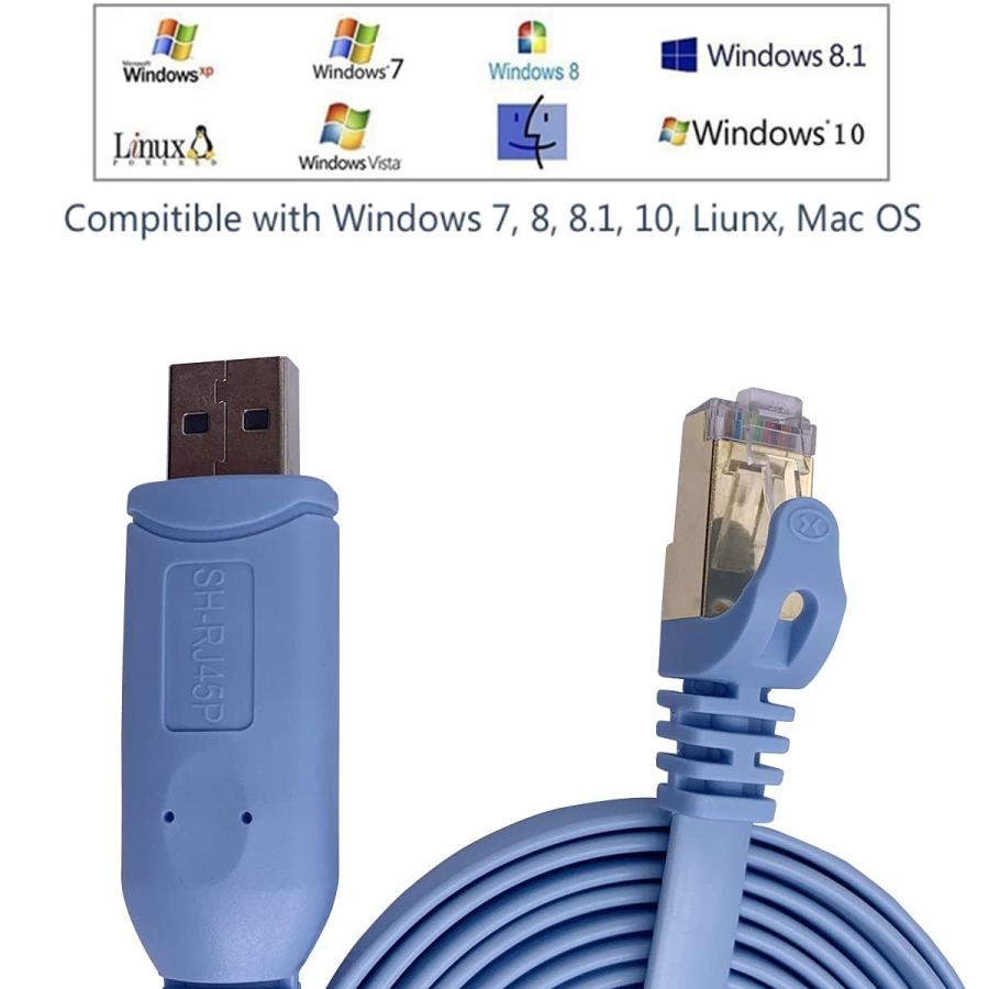 DSD TECH SH-RJ45P USB コンソール変換ケーブル PL2303GTチップ DSD TECH SH-RJ45P USB コンソール変換ケーブル PL2303GTチップ