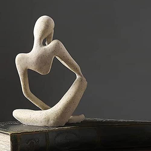 オブジェ 抽象彫刻 アート 砂岩 考える人 物思いに耽る 現代 オブジェ 抽象彫刻 アート 砂岩 考える人 物思いに耽る 現代