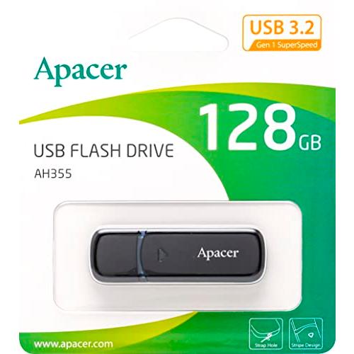 skrivestil grim Håndværker Apacer AH355 USB 3.2 Gen1 Flash Drive USBメモリ 128GB ブラック AP128GAH355B-1  :s-4712389917621-20230123:デイリーwaiwai - 通販 - Yahoo!ショッピング