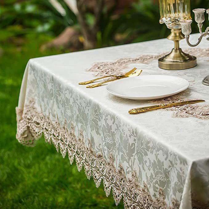 テーブルクロス レース 布 北欧 おしゃれ 長方形 洗える 高級感 140