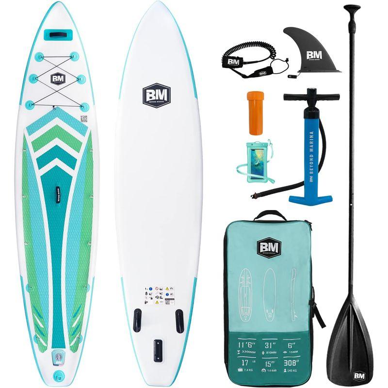 【数量限定アウトレット品】 Beyond Marina supボード スタンドアップパドルボード サップボード インフレータブル SUPセット 超軽量 初心者 釣り レ 【T6648245375】(23329円)