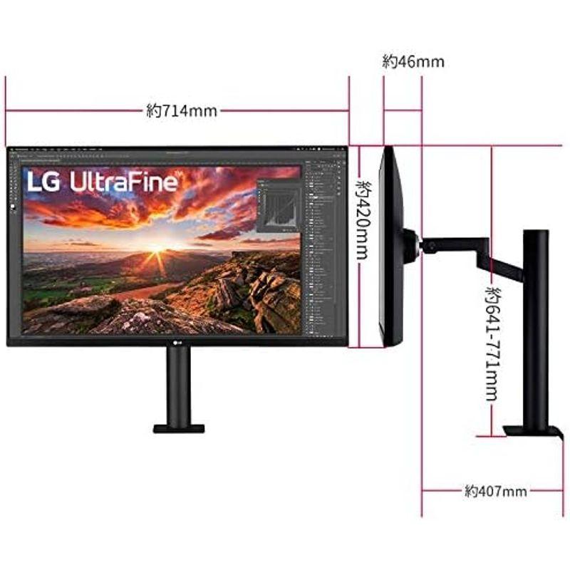 LG エルゴノミクス スタンド モニター ディスプレイ 32UN880-B 31.5インチ/4K/HDR/IPS非光沢/USB Type-C｜dailyfactory｜02