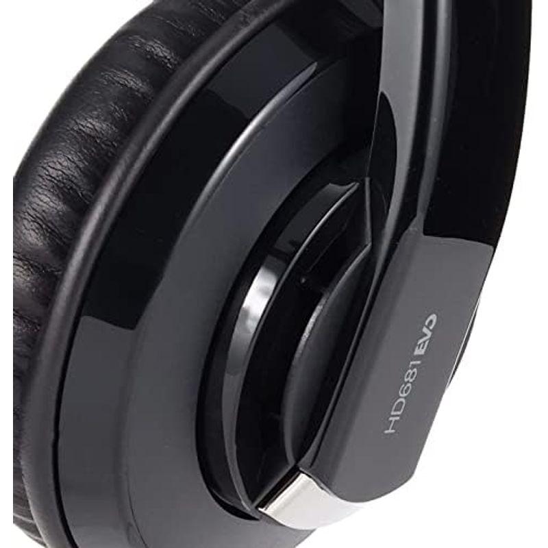 販売値下 オーバーイヤーヘッドホン BLACK ヘッドフォン Superlux セミ・オープン型プロフェッショナルモニターヘッドフォン HD681EVO/B