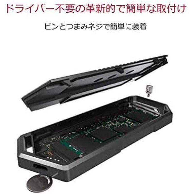 人気ブランド ASUS ROG Strix Arion (SSDケース) ドライバー 不要 USB-C to C 、 USB-C to Aケーブル サーマ