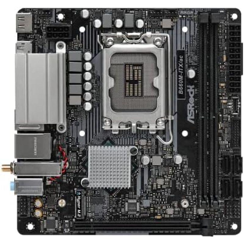 ASRock マザーボード B660M-ITX/ac Intel B660 シリーズ 第12世代 CPU ( LGA1700 ) 対応 B6｜dailyfactory｜02