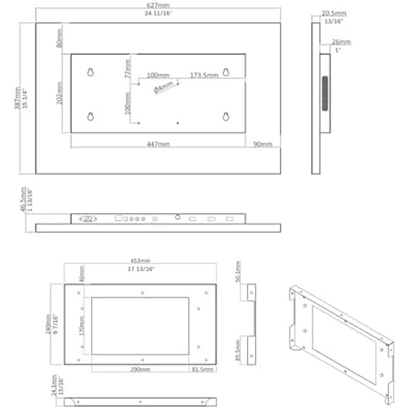 elecsung 防水テレビ お風呂 Bcas 22V型 Android TV 浴室用ンスマートミラーTV IP66防水テレビ Wi-Fi/｜dailyfactory｜18