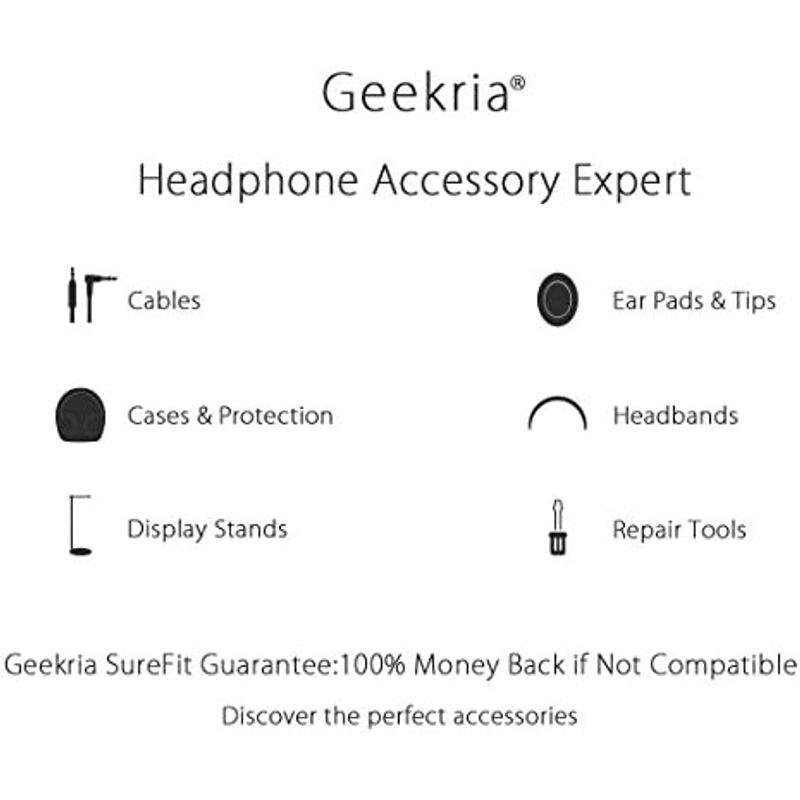 今月中値下げします Geekria イヤーパッド Comfort 互換性 パッド ゼンハイザー Sennheiser HD800 ヘッドホンに対応 パッド イヤ