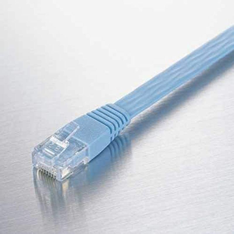 エレコム LANケーブル 100m 自作用 スーパーフラット CAT5e準拠 ブルー LD-CTFS/BU100｜dailyfactory｜10