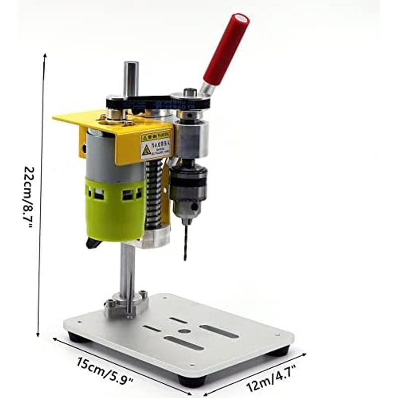 NovelLifeミニ小型卓上ボール盤直流電気台ドリル家庭用ダイヤベッド変速DIY木工手芸品精密修表工具｜dailyfactory｜10