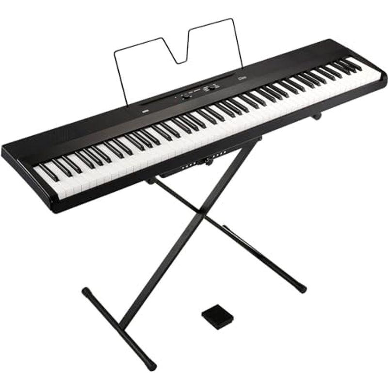 お見舞い KORG コルグ 電子ピアノ 88鍵盤 Liano L1SP 薄さ7ｃｍ 6kgの軽量ボディ 弾きやすいライトタッチ鍵盤 スタンドとペダルが