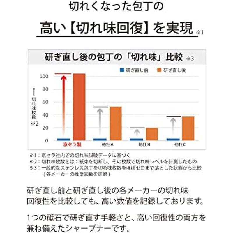 京セラ ダイヤモンドロールシャープナー 包丁研ぎ器 電動 包丁専用 (セラミック・ステンレス・チタン・鋼 ) 両刃用 ダイヤモンド砥石 片刃｜dailyfactory｜10