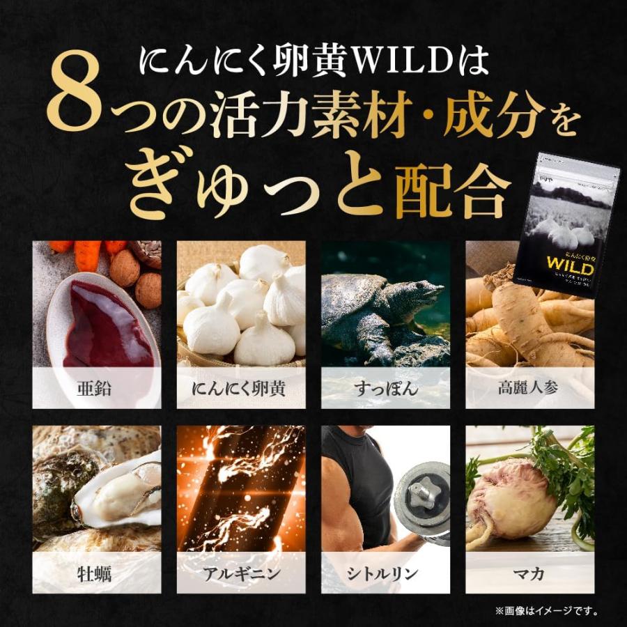 やずや にんにく卵黄WILD にんにく卵黄 サプリメント マカ 亜鉛
