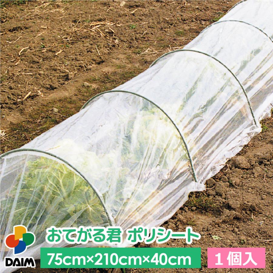 10 Off Daimトンネル支柱 おてがる君 ポリシート 75cm 210cm 40cm 菜園 園芸 家庭菜園 ガーデニング 用品 霜よけ 霜除け