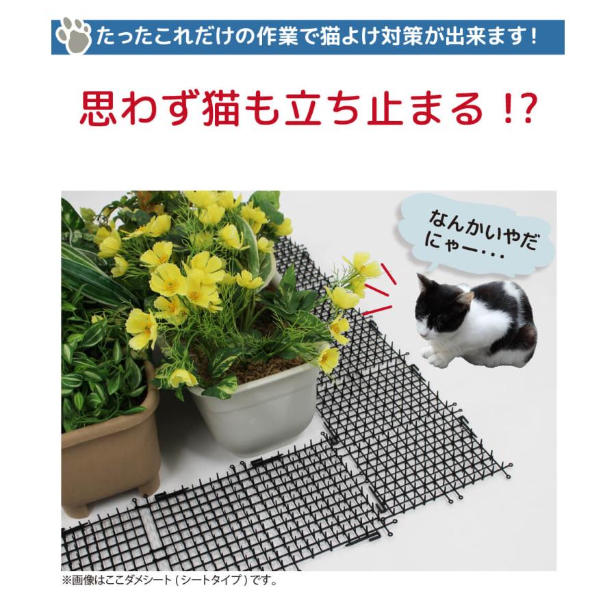 DAIM 猫よけシート 幅30cm 20m巻 トゲトゲ 庭 花壇 ここダメシート 第