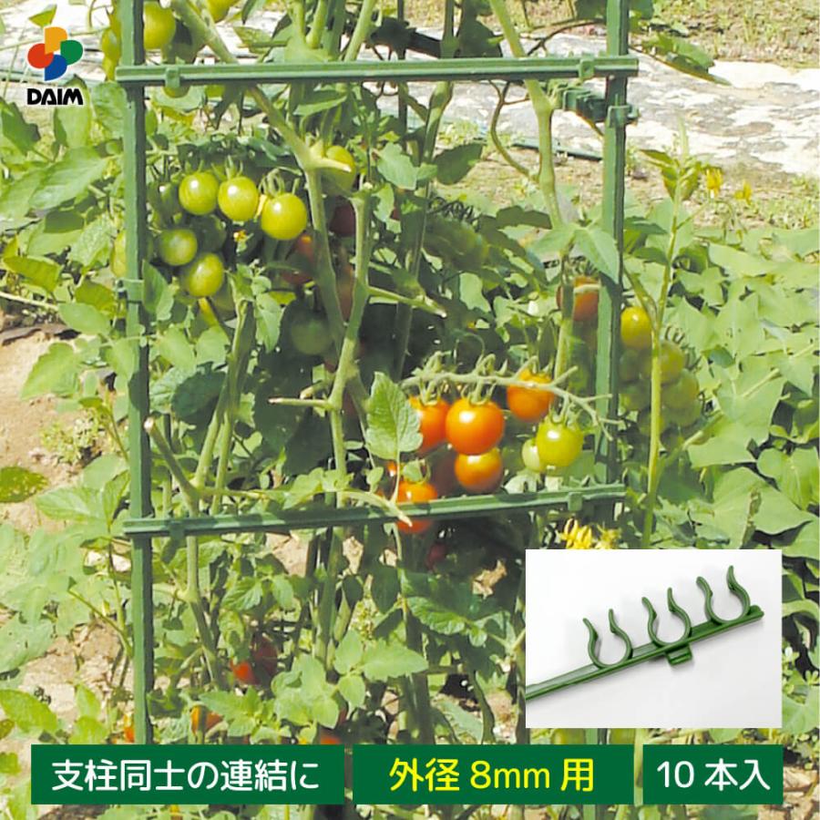 DAIM daim サポートアーム 10P 直径8mm 支柱 園芸用支柱 アーム 補足