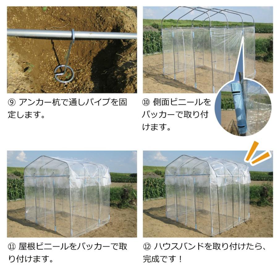 Daim ダイムハウス ファスナータイプ 1坪用 ビニールハウス Diy 小型 家庭用 家庭菜園 雨よけ 風よけ 保温 ミニハウス 菜園ハウス 花 野菜 栽培 送料無料 メーカー直販 Daim Yahoo 店 通販 Yahoo ショッピング