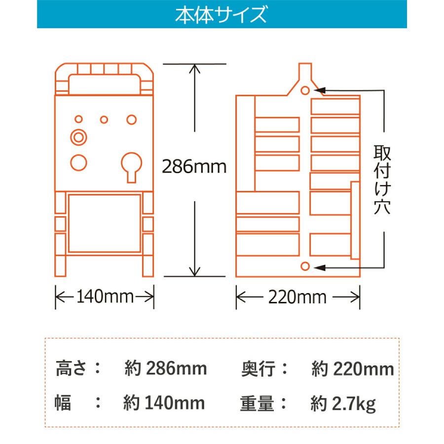 daim 末松電子製作所 デンエモン2 100mセット 本器 防獣 電気柵 電柵杭 