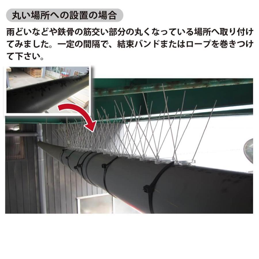 DAIM daim 鳥よけシート ステンレスピン ワイドタイプ 72枚入