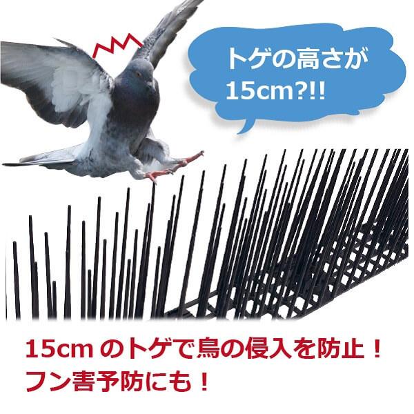 Daim 鳥よけシート トゲロング 3枚入 トゲ高さ15cm 鳥よけ グッズ ベランダ 鳥除け 菜園 園芸 家庭菜園 ガーデニング ハトよけ 鳩 カラス 用品 防鳥 鳥 418 メーカー直販 Daim Yahoo 店 通販 Yahoo ショッピング