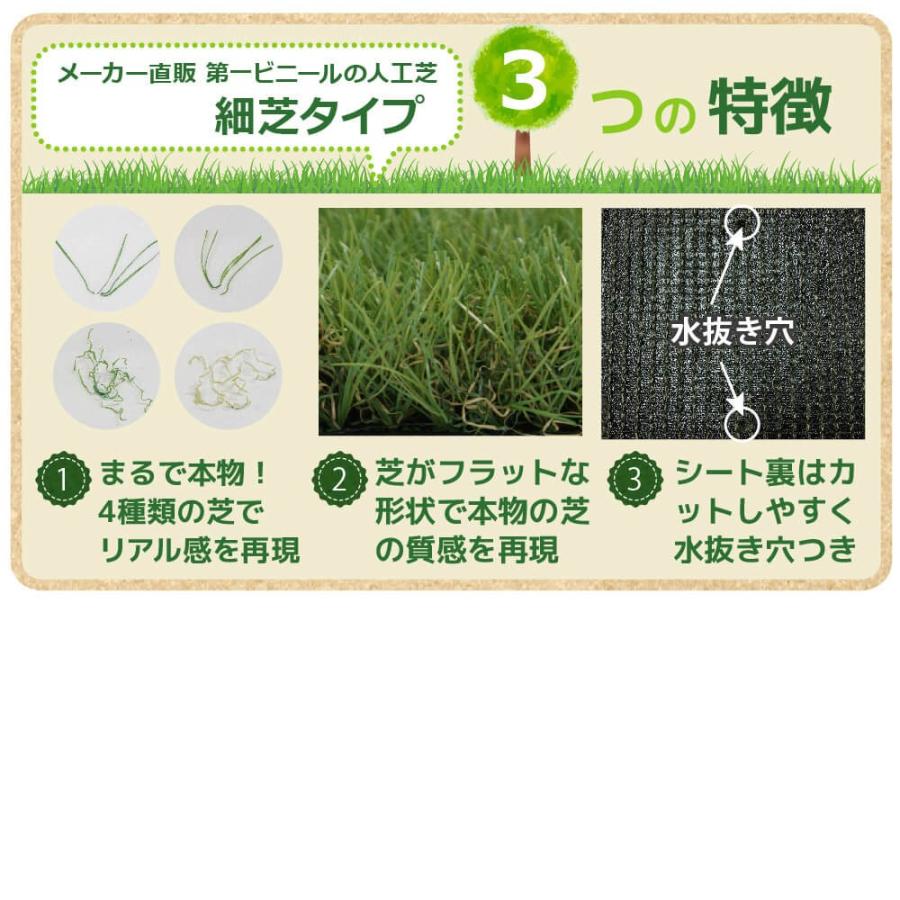 Daim 人工芝 細芝タイプ 芝丈35mm 1m 5m リアル Diy リアル人工芝 マット ロール式 芝生 リアル ドッグラン 芝生マット 人工芝生 人工芝ロール 送料無料 メーカー直販 Daim Yahoo 店 通販 Yahoo ショッピング