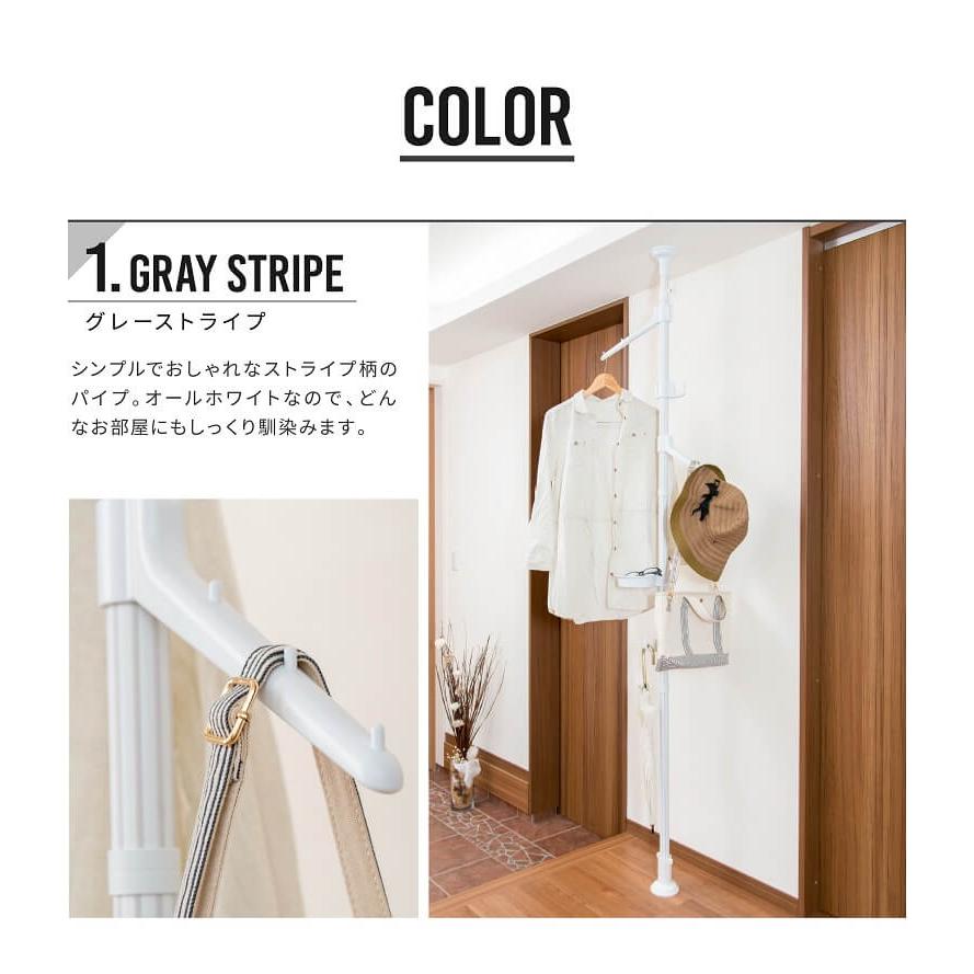DAIM つっぱりポールハンガー ストローランド 全3色 STRAWLAND ポール