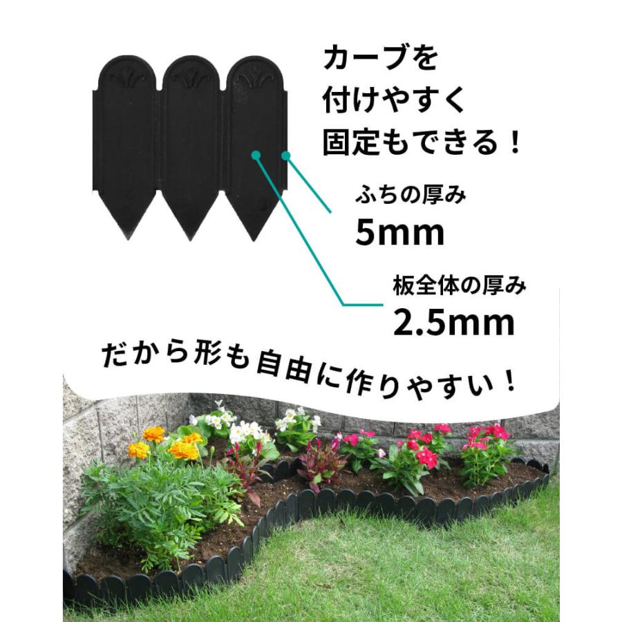 花壇 土留め 柵 フェンス 根止め 高さ15cm 長さ3m カーメン君 diy レイズドベット どめどめシート daim 第一ビニール | DAIM | 03