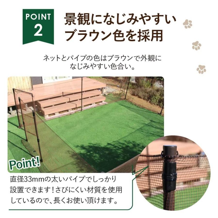 Daimドア付 ドッグランセット 高さ140cm 長さmドッグラン 柵 ペットサークル ドッグサークル 庭 犬 ネット サークル Diy ペット ペットケージ 屋外用 送料無料 メーカー直販 Daim Yahoo 店 通販 Yahoo ショッピング