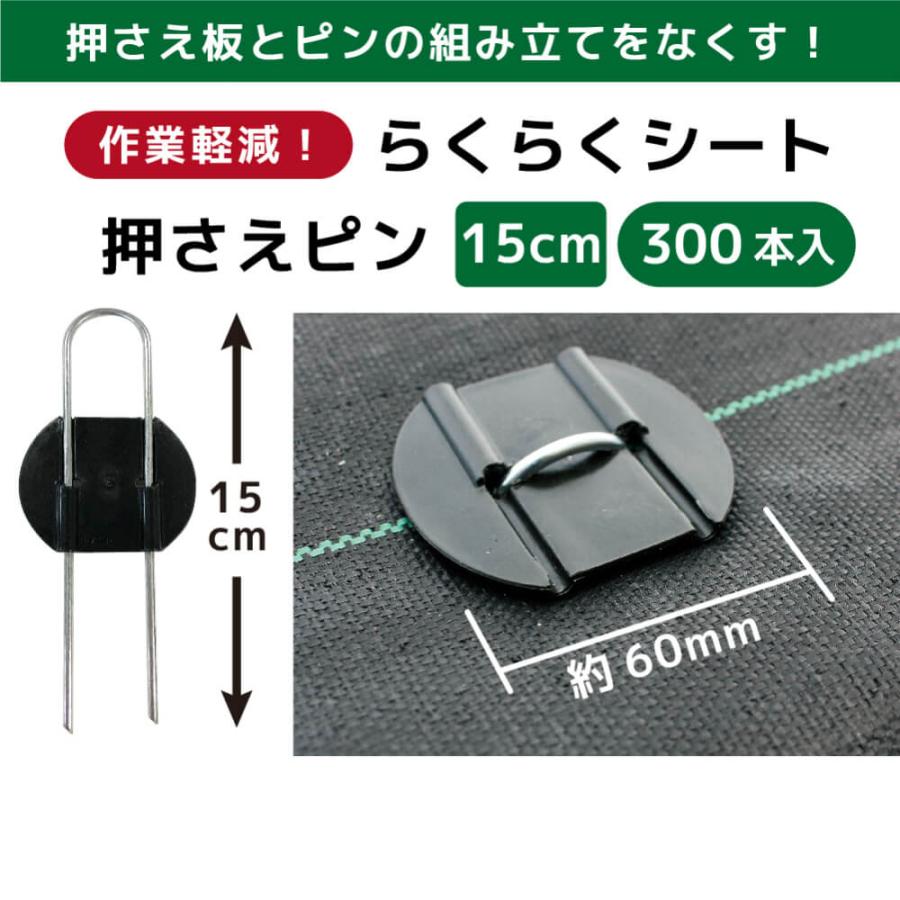 daim らくらくシート押さえピン 長さ15cm 300本入 防草シート ピン 園芸 防草 雑草対策 シート 釘 釘押さえ おさえ ガーデニング 送料無料 :45479-c:メーカー直販 DAIM Yahoo!店 - 通販 - Yahoo!ショッピング daim らくらくシート押さえピン 長さ15cm 300本入 防草シート ピン 園芸 防草 雑草対策 シート 釘 釘押さえ おさえ ガーデニング 送料無料 :45479-c:メーカー直販 DAIM Yahoo!店 - 通販 - Yahoo!ショッピング