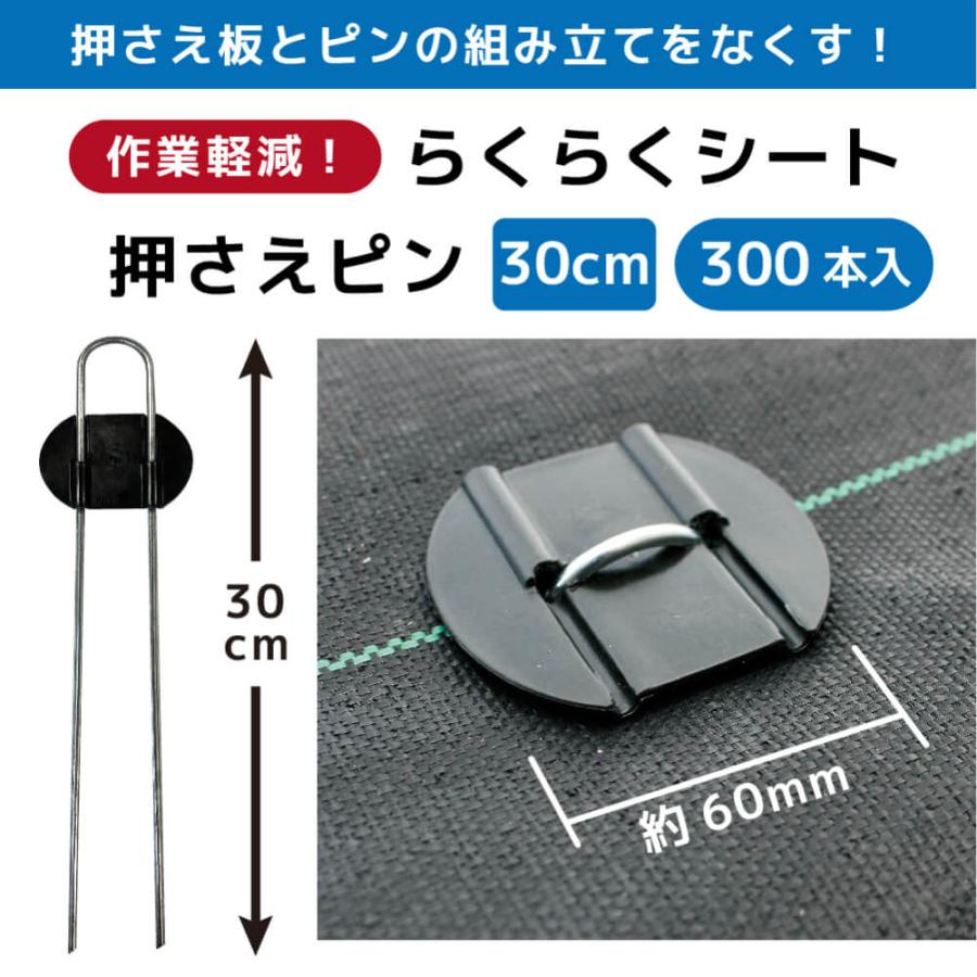 DAIM らくらくシート押さえピン 長さ30cm 300本入 防草シート ピン