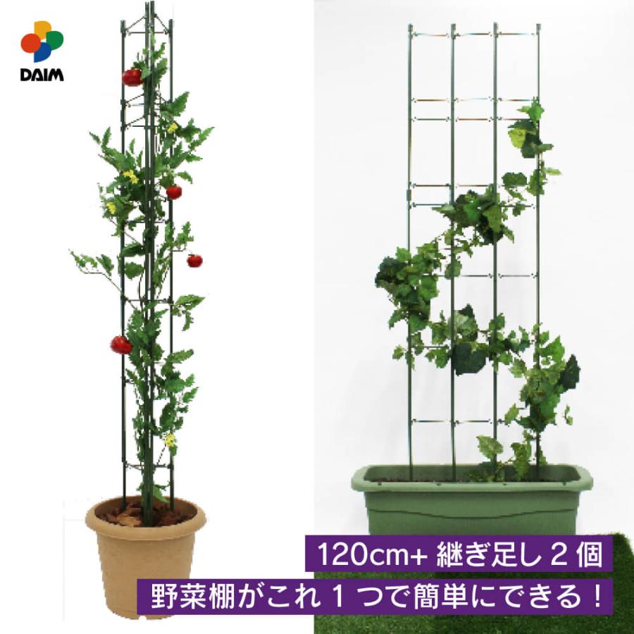 DAIM daim らくだな 高さ120cm+継ぎ足しセット2個 野菜棚 棚 DAIM daim らくだな 高さ120cm+継ぎ足しセット2個 野菜棚 棚