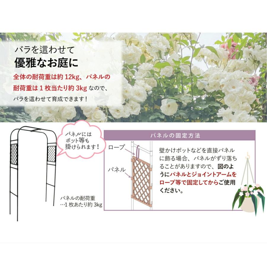 DAIM 調節できる フラワーアーチ 幅 120cm 210cm 高さ 210cm 230cm