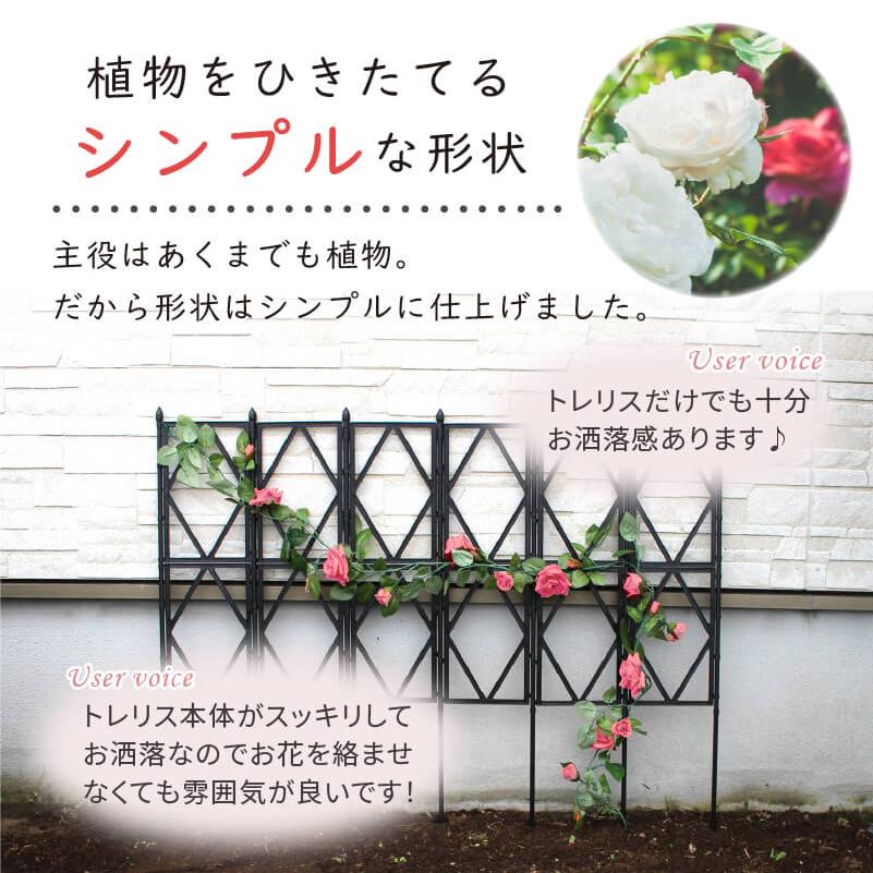 DAIM ローズトレリスワイド 幅120cm 高さ120cm トレリス フェンス バラ