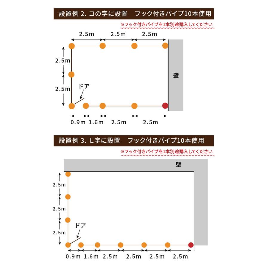 DAIM ドッグラン フェンス diy 屋外 庭 高さ90cm 全長20m ドア付