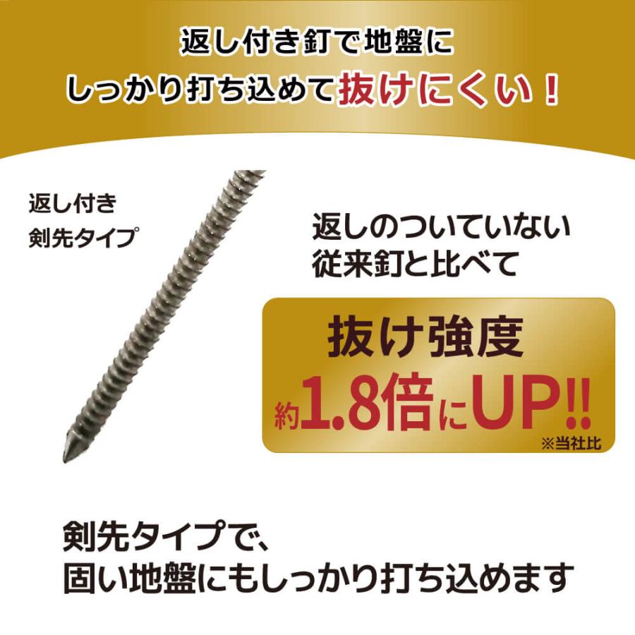 DAIM らくらくシート押さえ釘 長さ15cm 300本入 防草シート ピン 釘 釘