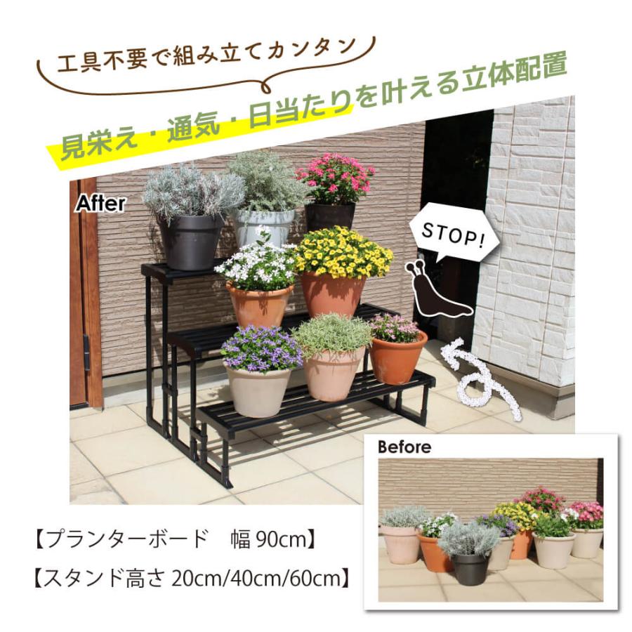 DAIM daimプランターボード 3ステップセット プランタースタンド