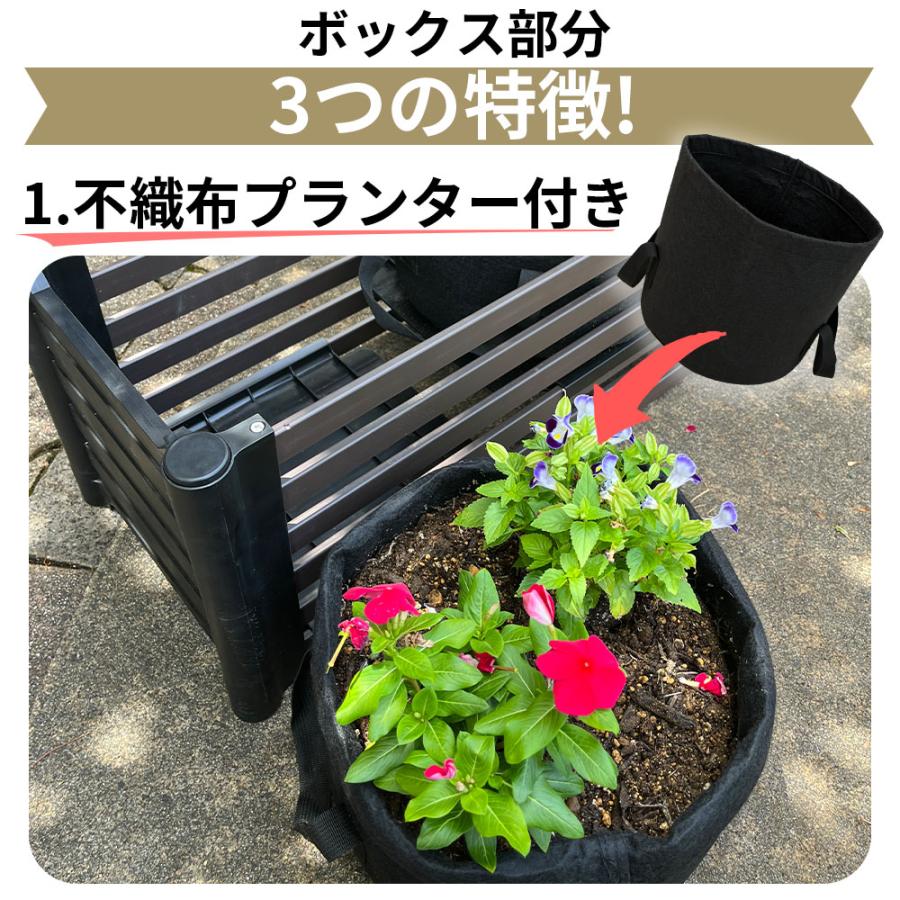 目隠しフェンスボックスセット 簡単 diy 幅120cm 高さ210cm 2セット ブラウン ガーデンフェンス daim 第一ビニール