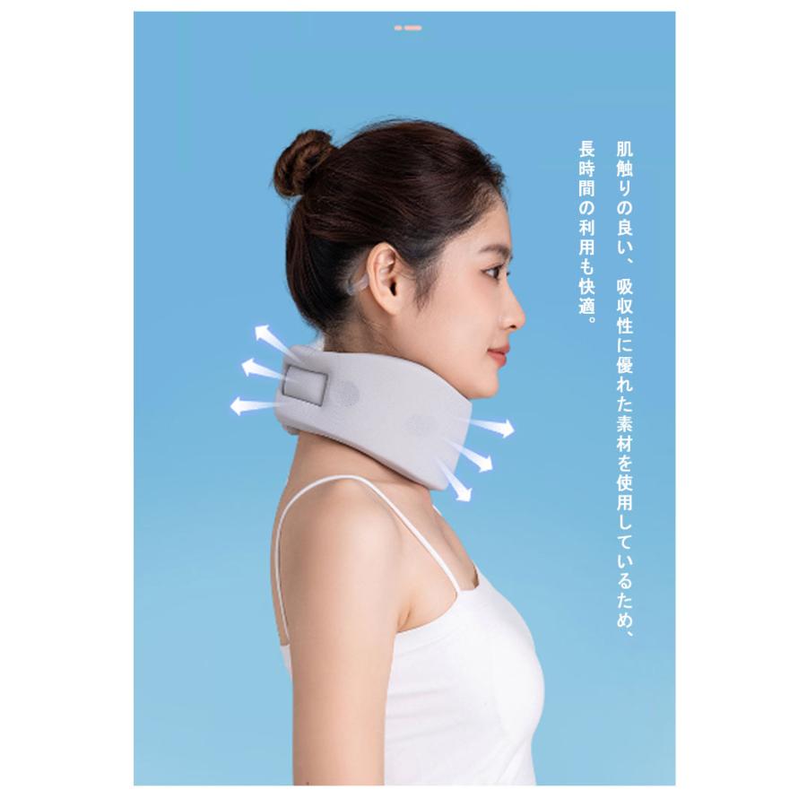 頸椎 スマホ ストレートネック サポーター カラー 通気 頸椎 ネックサポーター コルセット ストレートネック コルセット 薄型 メッシュ生地 固定 |  | 15
