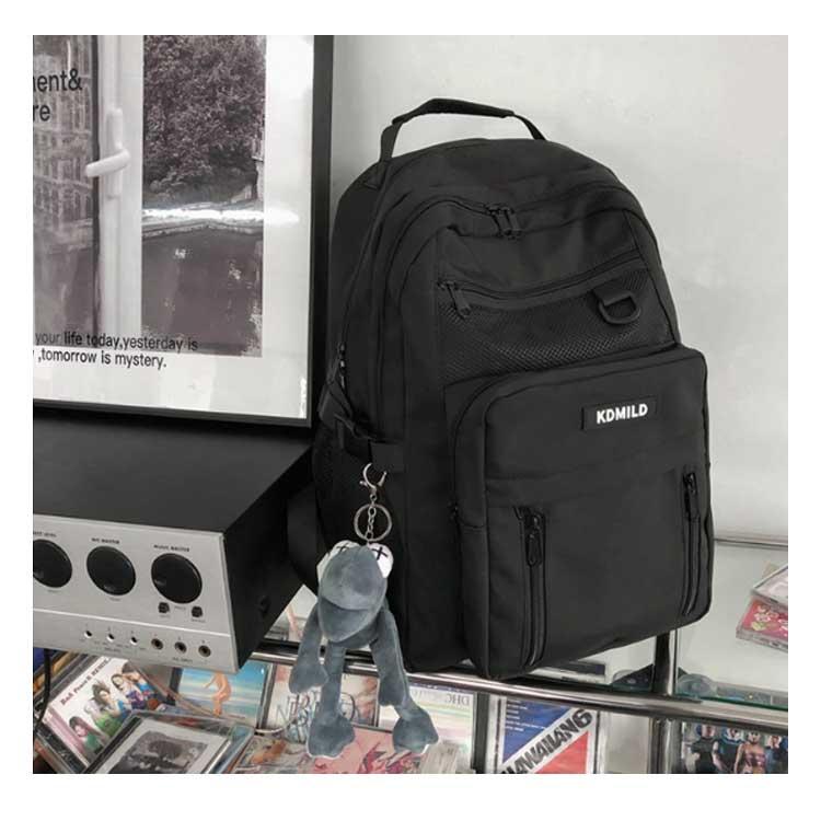 バッグ 韓国 キーホルダー付きリュック メンズ リュック 男女兼用 A4 リュックサック 高校生 バックパック 通学 多収納 大容量 中学生 女子 可 |  | 16