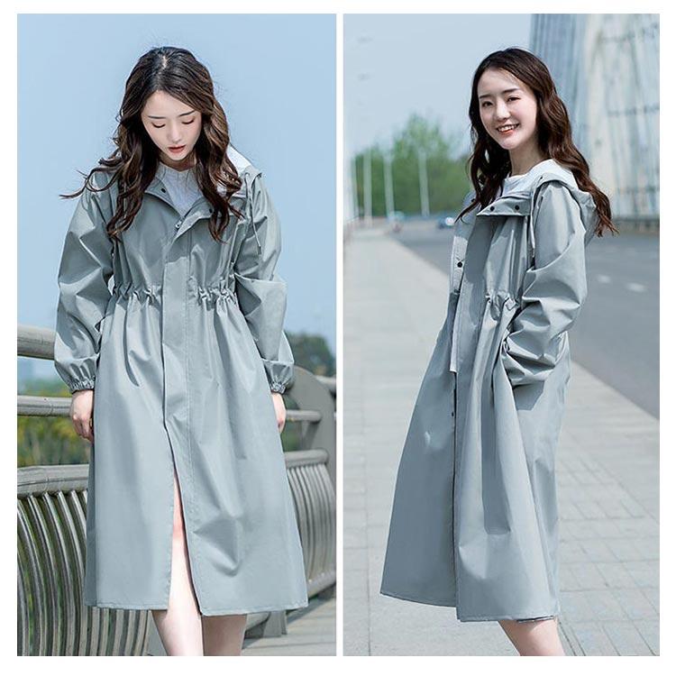 レインポンチョ フードつき 通勤 レインポンチョ 晴れ雨兼用 ロング丈 蒸れない かっぱ レディース トレンチコート風 通勤 オシャレ 自転車 雨具 |  | 18