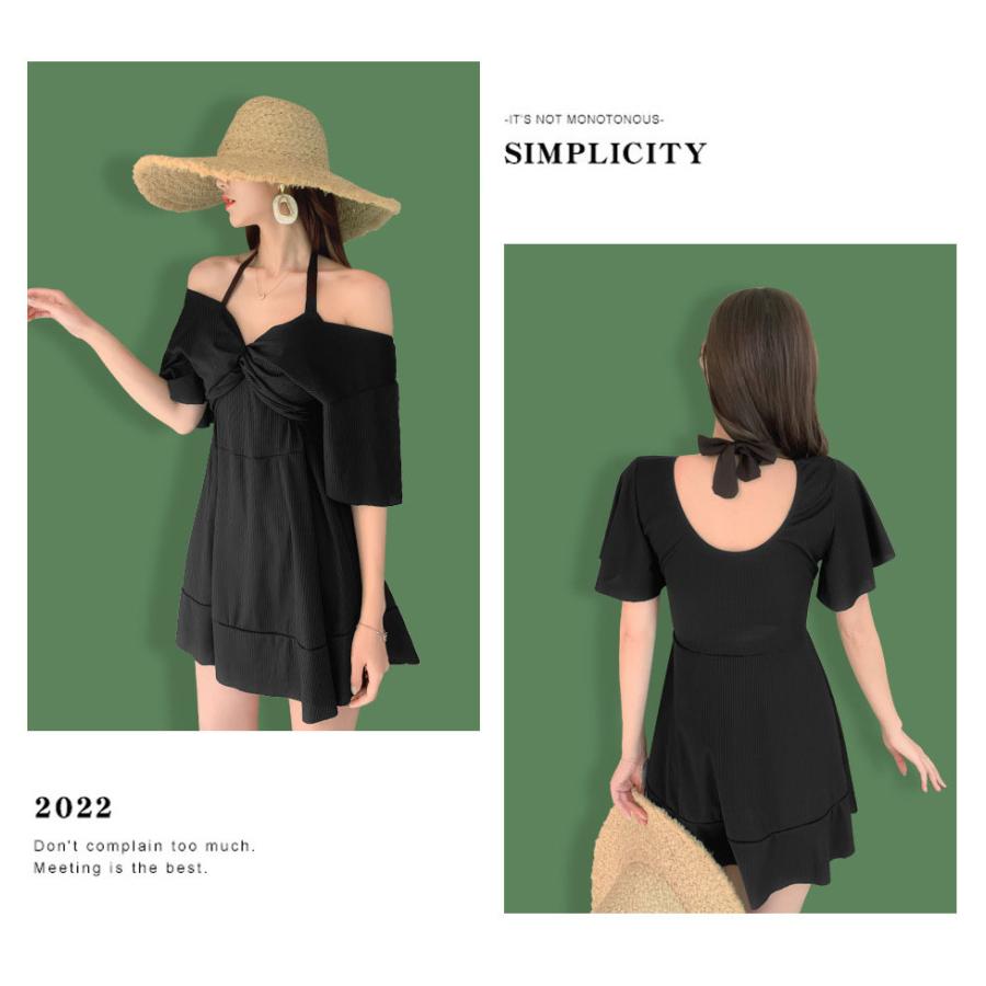 送料無料 レディース 水着 ワンピース 体型カバー ぽっちゃり タンキニ ビキニ ワンピースレディース カバーアップ ママ水着 オトナ女子 30代 4 |  | 14