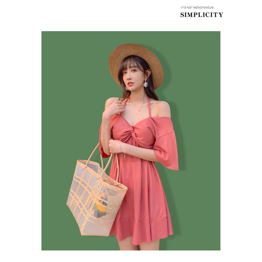 送料無料 レディース 水着 ワンピース 体型カバー ぽっちゃり タンキニ ビキニ ワンピースレディース カバーアップ ママ水着 オトナ女子 30代 4 |  | 16