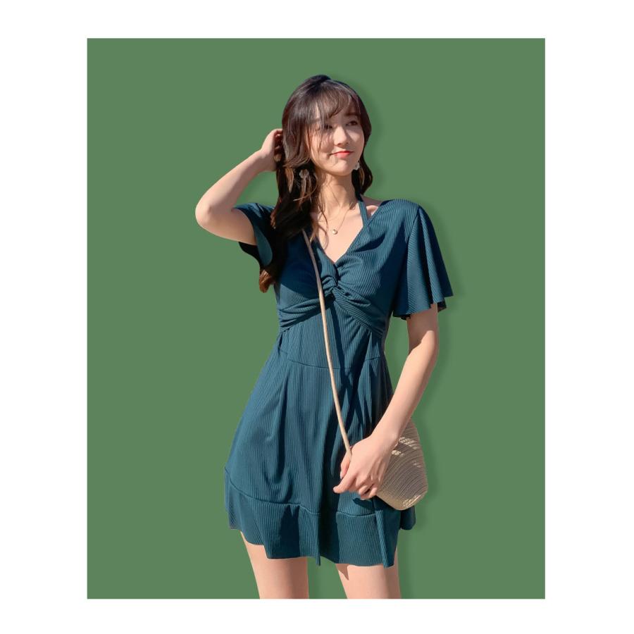 送料無料 レディース 水着 ワンピース 体型カバー ぽっちゃり タンキニ ビキニ ワンピースレディース カバーアップ ママ水着 オトナ女子 30代 4 |  | 06