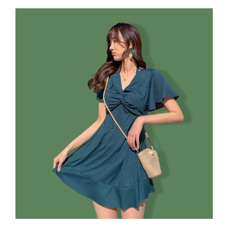 送料無料 レディース 水着 ワンピース 体型カバー ぽっちゃり タンキニ ビキニ ワンピースレディース カバーアップ ママ水着 オトナ女子 30代 4 |  | 07