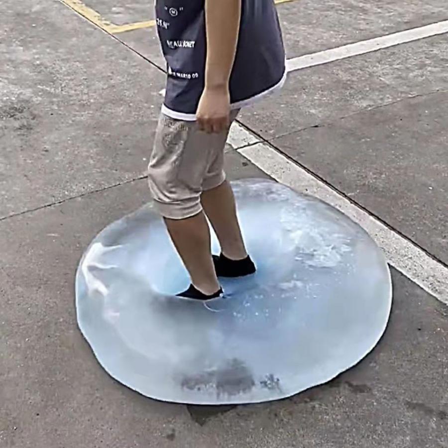 バブルボール 120cm 巨大 水風船 割れない 水遊び スーパーワブルボール ビーチボール おもちゃ 面白い 夏の遊具 大型ボール バルーン 子供 |  | 04