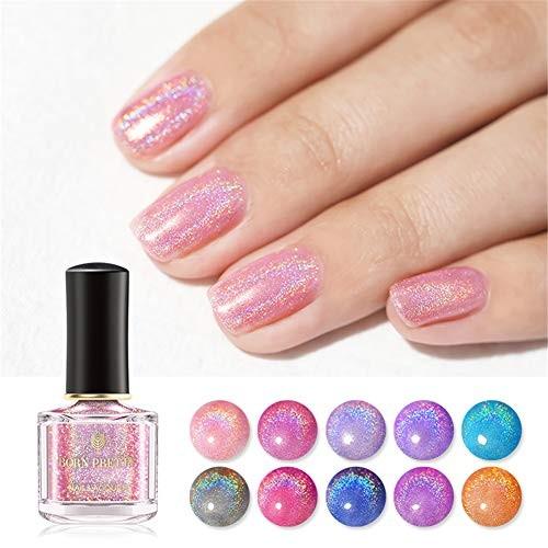 Born Pretty ホログラフィックマニキュア キラキララメ入り 細かいラメ