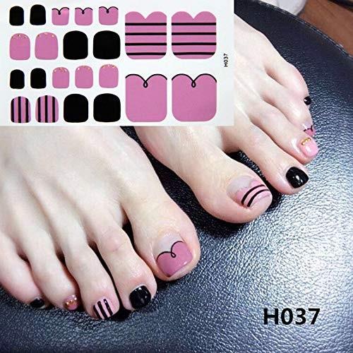 Poonikuuネイルチップ ネイルステッカー ネイルシール足爪 貼るだけ