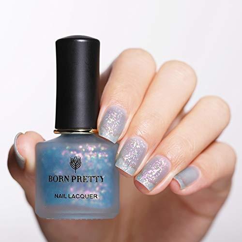 Born Pretty マットマイカオーロラマニキュア 4色セット 専用ベース