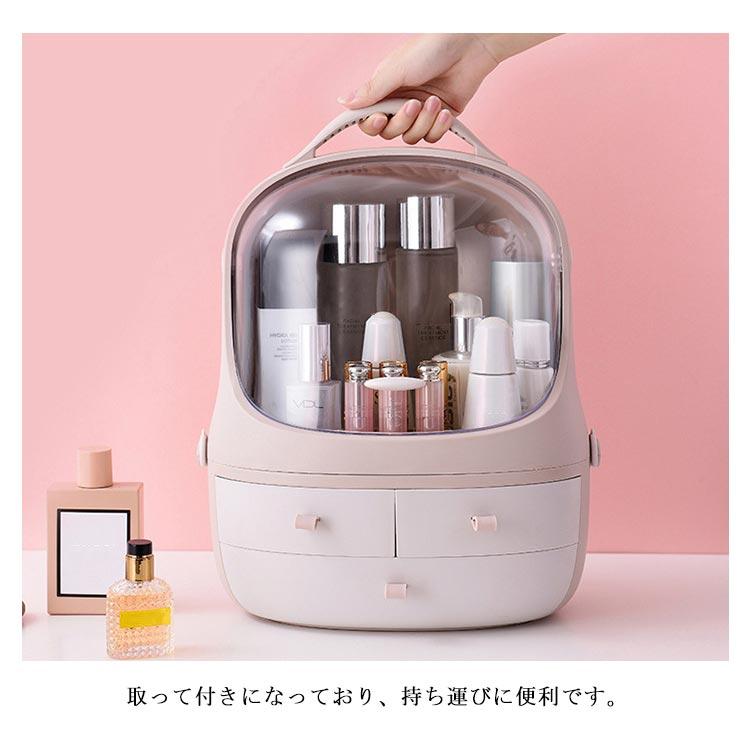 化粧箱 メイクボックス コスメボックス メイクケース 蓋付き 大容量 ジュエス 引き出し付き メイク収納 化粧品 美容 持ち運び 小物入れ |  | 14